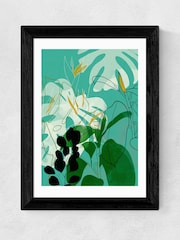 East End Prints Green Leaves by Ana Rut Bre Framed Print - Image 3 of 3