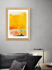 East End Prints Yellow Paysage Jaune by Ana Rut Bre Framed Print - Image 1 of 3