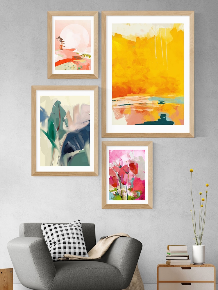 East End Prints Yellow Paysage Jaune by Ana Rut Bre Framed Print - Image 3 of 3