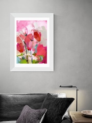 East End Prints Pink Alpenveilchen  by Ana Rut Bre Framed Print - Image 1 of 3