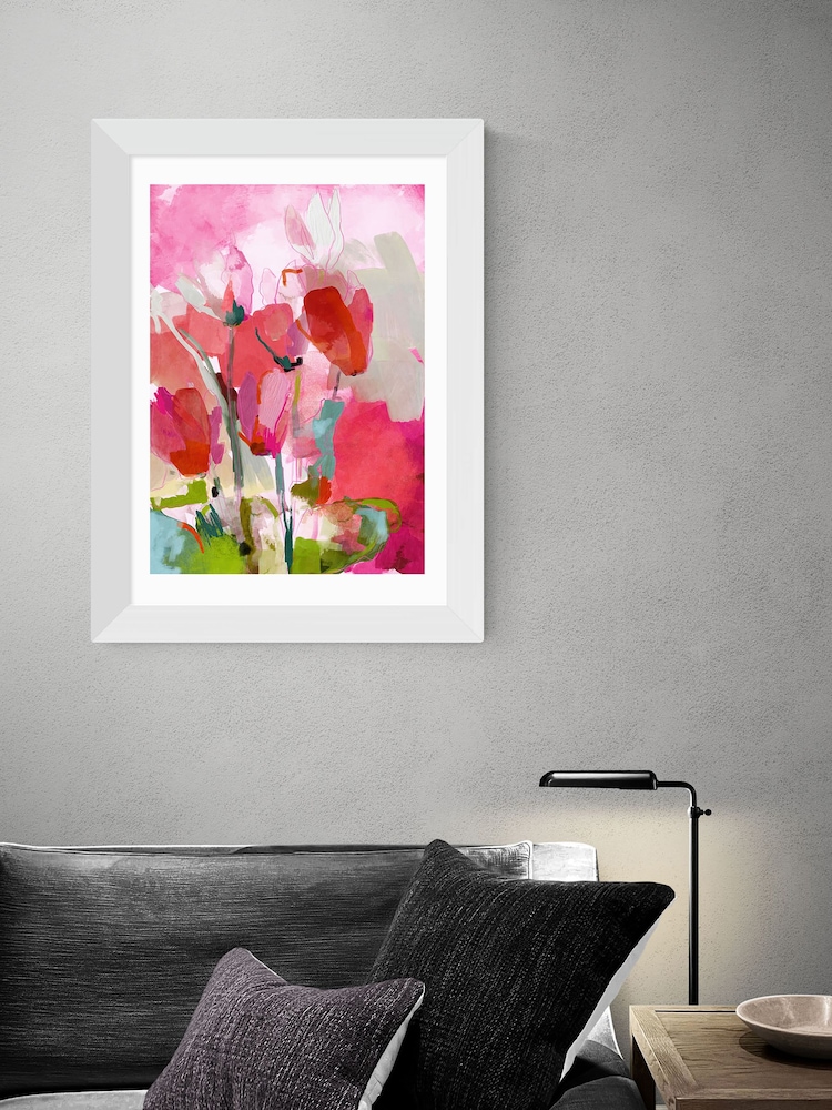 East End Prints Pink Alpenveilchen  by Ana Rut Bre Framed Print - Image 1 of 3
