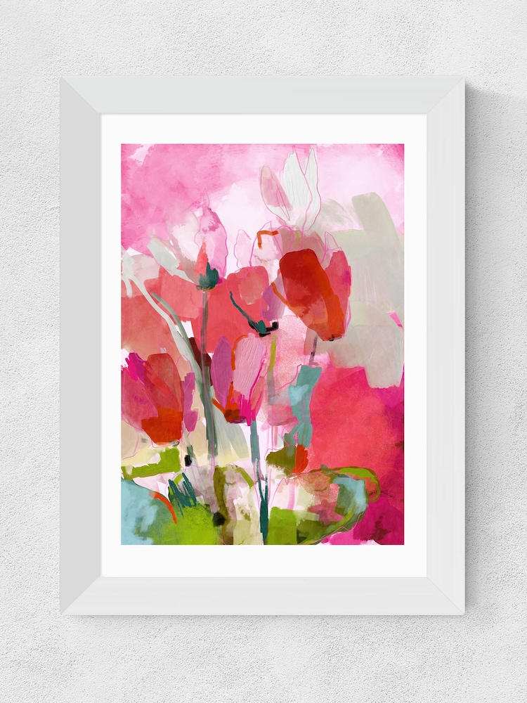 East End Prints Pink Alpenveilchen by Ana Rut Bre Framed Print - Image 3 of 3 East End Prints Pink Alpenveilchen by Ana Rut Bre Framed Print - Image 3 of 3