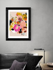 East End Prints Pink Bouquet Floral  by Ana Rut Bre Framed Print - Image 1 of 3