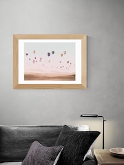 East End Prints Pink Around the World by Sissi and Seb Framed Print - Image 1 of 3