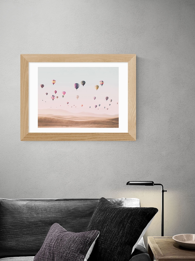 East End Prints Pink Around the World by Sissi and Seb Framed Print - Image 1 of 3
