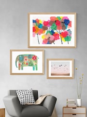 East End Prints Pink Around the World by Sissi and Seb Framed Print - Image 2 of 3