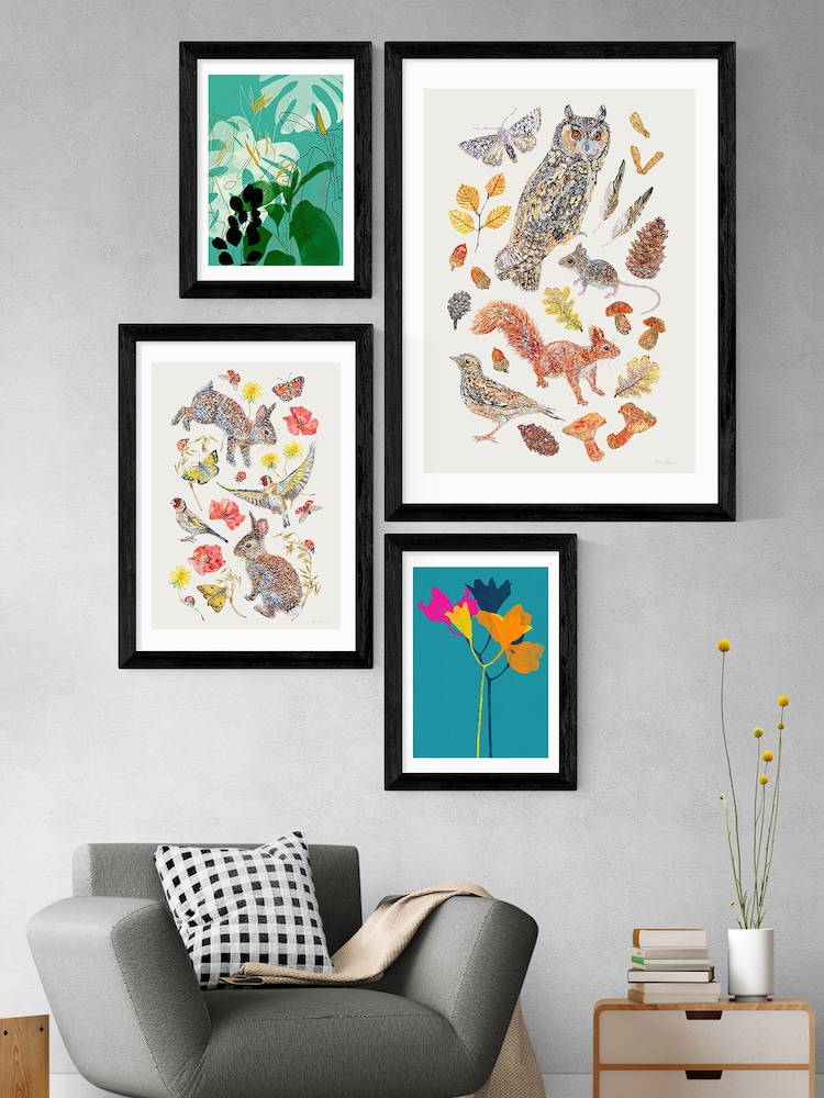 East End Prints Blue Lily 24 by Garima Dhawan Framed Print - Image 2 of 3