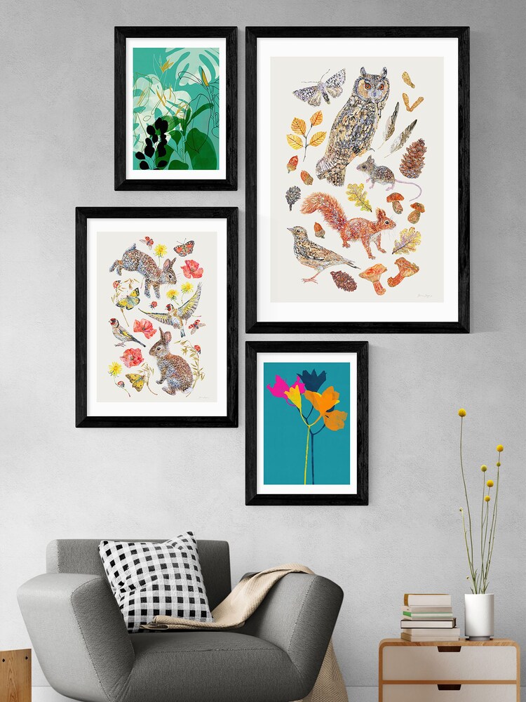 East End Prints Blue Lily 24 by Garima Dhawan Framed Print - Image 2 of 3 East End Prints Blue Lily 24 by Garima Dhawan Framed Print - Image 2 of 3
