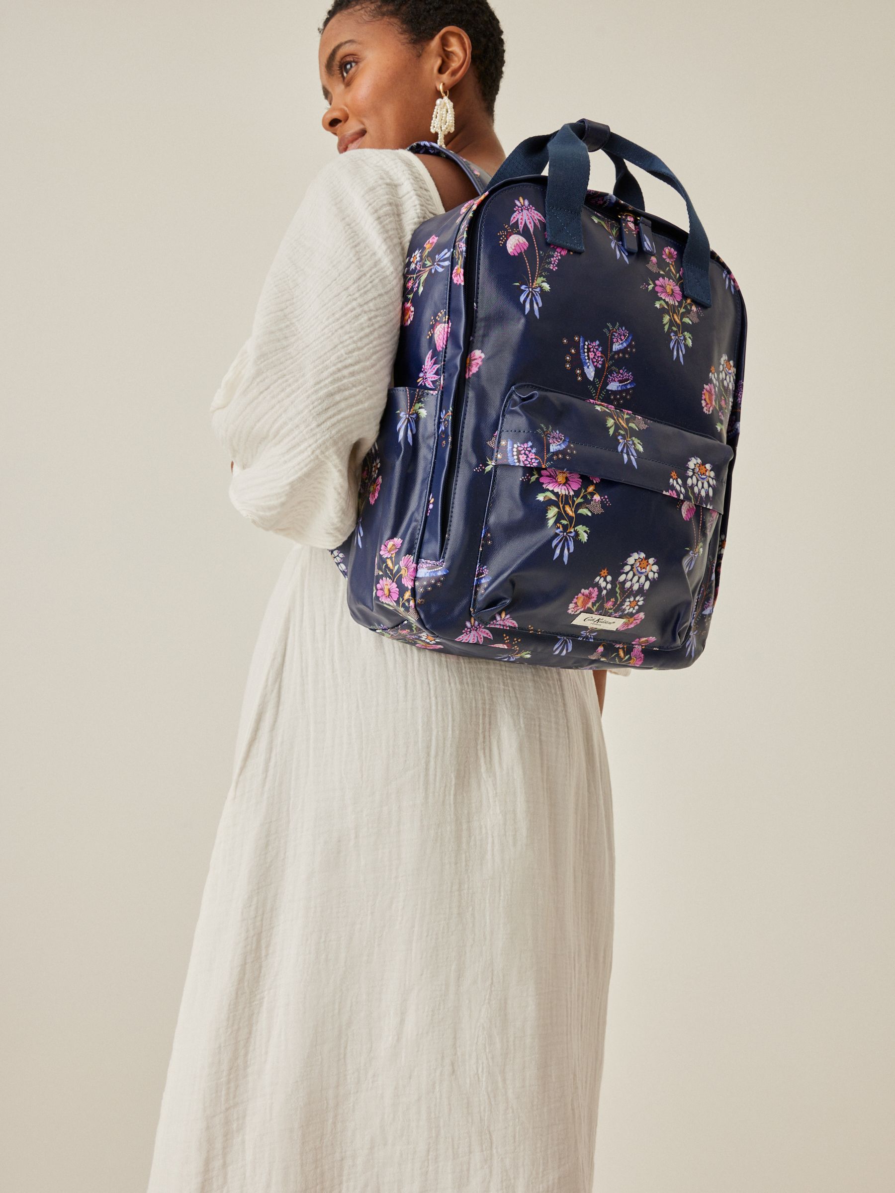 Cath kidston navy backpack 2025