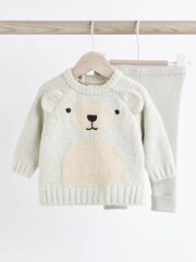 Grey Bear Face Grey Bear Face Cosy Knitted Baby Set (0mths-2yrs) - Image 1 of 4