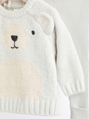 Grey Bear Face Grey Bear Face Cosy Knitted Baby Set (0mths-2yrs) - Image 3 of 4
