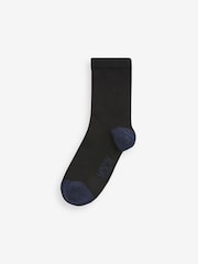 Clarks Black Short Sleeve Black Multi Socks 5 Pack - Image 2 of 7