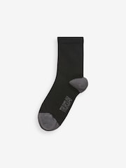 Clarks Black Short Sleeve Black Multi Socks 5 Pack - Image 4 of 7