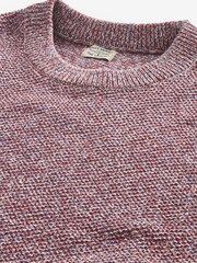 Red Regular Twist Crew Jumper - Image 6 of 8