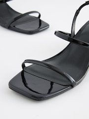 Black Regular/Wide Fit Forever Comfort® Slingback Hardware Sandals - Image 3 of 5