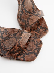 Tan Brown Forever Comfort® Block Heel Sandals - Image 5 of 5