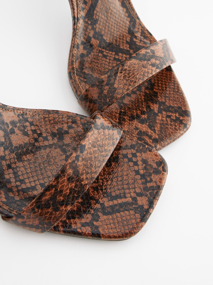 Tan Brown Forever Comfort® Block Heel Sandals - Image 5 of 5