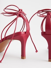 Red Forever Comfort Wrap Heel Sandals - Image 6 of 8