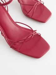 Red Forever Comfort Wrap Heel Sandals - Image 7 of 8