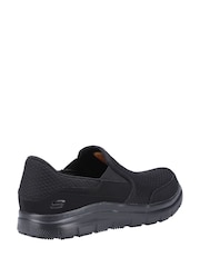 Skechers Black Flex Advantage - McAllen Sr Occupational Mens Shoes - Image 2 of 4