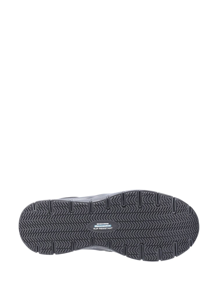 Skechers Black Flex Advantage - McAllen Sr Occupational Mens Shoes - Image 4 of 4