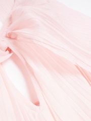 River Island Pink Pleated Cape Maxi Dress - Image 5 of 5