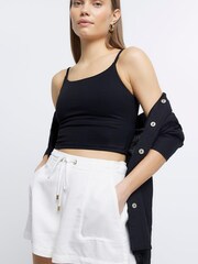 Светло-бежевые шорты из лиоцелла на завязке River Island - Image 4 of 6