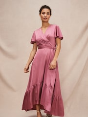 Phase Eight Pink Nancie Eclipse Dress - Image 3 of 9