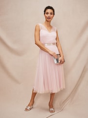 Phase Eight Pink Ella Tulle Dress - Image 1 of 6
