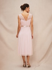 Phase Eight Pink Ella Tulle Dress - Image 2 of 6