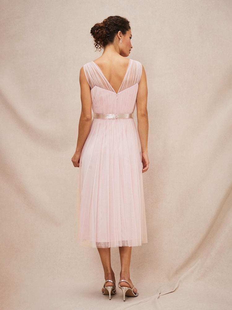 Phase Eight Pink Ella Tulle Dress - Image 2 of 6