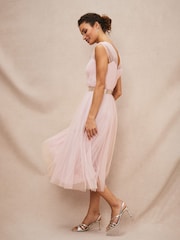 Phase Eight Pink Ella Tulle Dress - Image 3 of 6