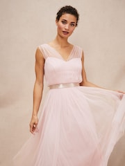 Phase Eight Pink Ella Tulle Dress - Image 4 of 6