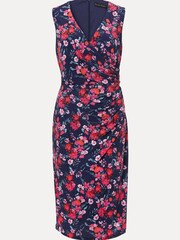 Phase Eight Blue Aurelia Floral Dress - Image 6 of 6