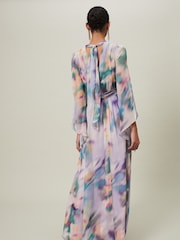 Phase Eight Purple Selene Printed Maxi Dress - Image 2 of 6