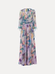 Phase Eight Purple Selene Printed Maxi Dress - Image 6 of 6