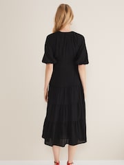 Phase Eight Black Wrap Morven Dress - Image 2 of 7