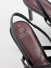 črna - Čevlji z visoko peto in dvojnimi paščki Forever Comfort® - Slika 8 iz 8