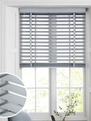 Grey 50mm Slat Venetian Blinds - Image 1 of 5