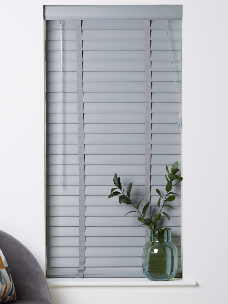 Grey 50mm Slat Venetian Blinds - Image 2 of 5