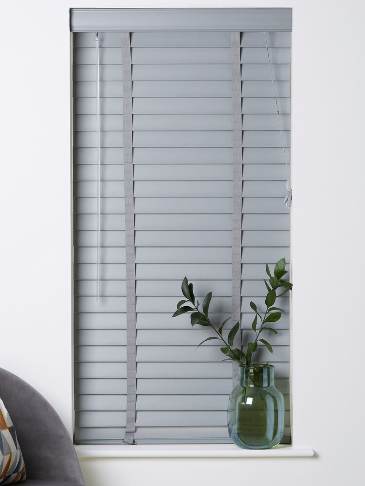 Grey 50mm Slat Venetian Blinds - Image 2 of 5 Grey 50mm Slat Venetian Blinds - Image 2 of 5