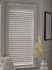 White 50mm Slat Venetian Blinds - Image 3 of 6
