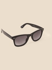 Accessorize Black Classic Flat Top Sunglasses - Image 1 of 2