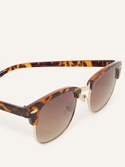 Accessorize Brown Classic Square Tortoiseshell Sunglasses - Image 2 of 2