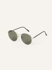 Gafas de sol redondas con montura metálica de Accessorize - Imagen 2 de 3