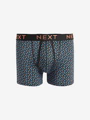 Black/Bronze Pattern Motionflex A-Fronts Boxers 4 Pack - Image 5 of 7