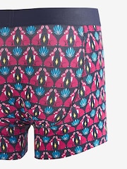 Rich Woodland Animal 4 pack A-Front Boxers - Image 6 of 7