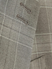 River Island Grey Big & Tall Notch Check Suit: Jacket - Image 6 of 6
