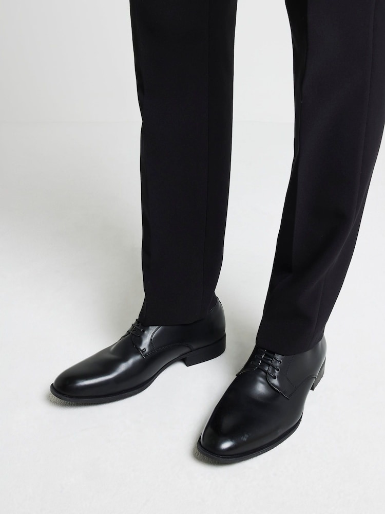 River Island Black Chrome Check Suit Jacket - Image 1 of 5