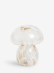 White Confetti Toadstool Battery Operated Glass Feature Light - Image 6 of 8